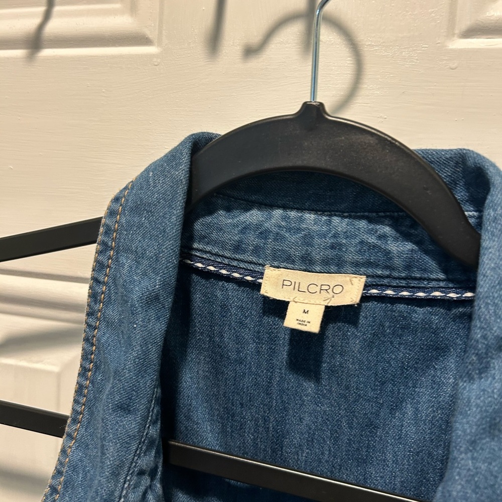 Pilcro Blue Denim Dress - Picture 3 of 7